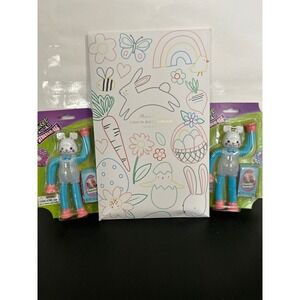 Easter Activity Set Meri Meri Color Tablecloth Sweet Squad Stretch-Eez Bunny x 2